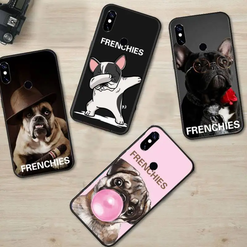 

Lovely Bulldog Phone Case For Xiaomi Redmi note 4 4X 8T 9 9s 10 K20 K30 cc9 9t pro lite max