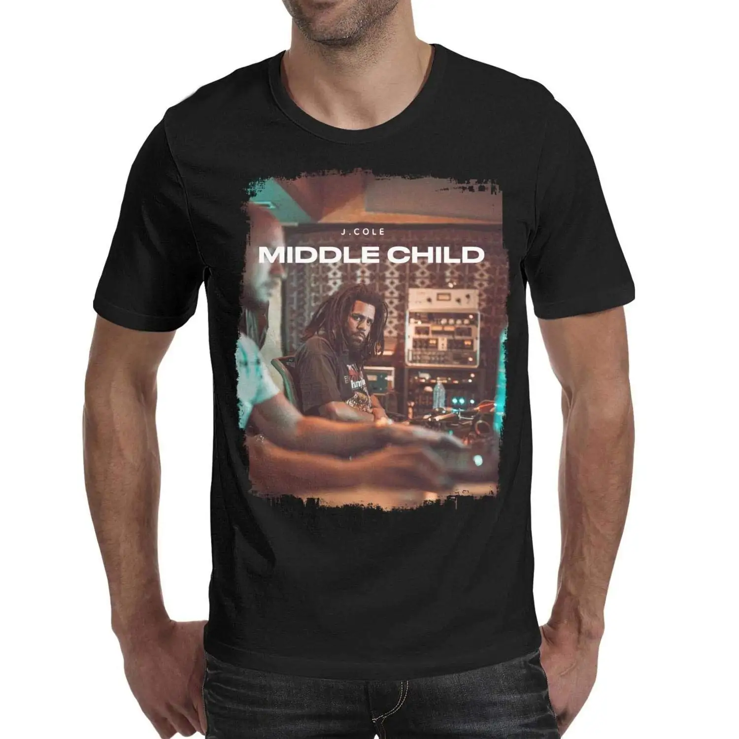 RockFeelTEE мужские хлопковые футболки с короткими рукавами J. Cole-детская футболка