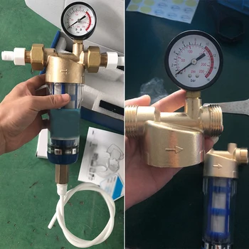 

3/4" Household Sediment Water Filter Double Mesh Spin Down Water Purify System