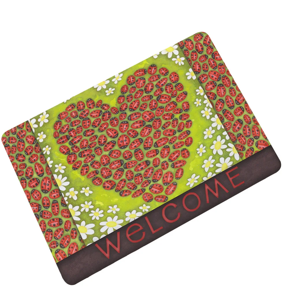Zeegle резиновые коврики коврик для двери нескользящий пол 3D креативный напольный коврик с принтом ковер водонепроницаемый Добро пожаловать коврик для входной двери коврики - Цвет: XXPC