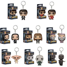 FUNKO POP Гарри Поттер Дамблдор Добби Гермиона Волдеморт Снейп виниловый брелок для ключей фигурка коллекция игрушек FUNKO POP Гарри Поттер Дамблдор Добби Гермиона Волдеморт Снейп виниловый брелок для ключей фигурка коллекция игрушек