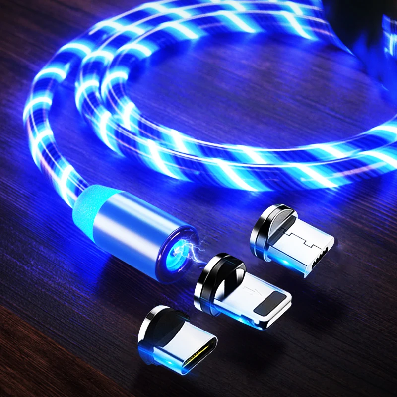 Кабель Micro usb type C Магнитный кабель для быстрой зарядки для iPhone для Xiaomi стример зарядное устройство линия Быстрая зарядка кабель для мобильного телефона