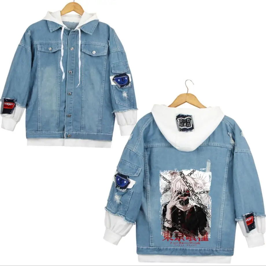 Style 13 Куртка для косплея в стиле «канеки Кен», Повседневная джинсовая куртка, мужские толстовки и толстовки на весну и осень, верхняя одежда, Униформа, костюм - Цвет: Style 13
