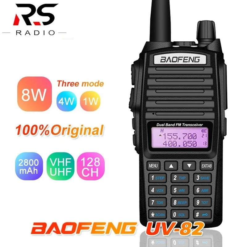 3800mAh High Capacity Battery For BaoFeng UV-82 Walkie Talkie Accessories rs