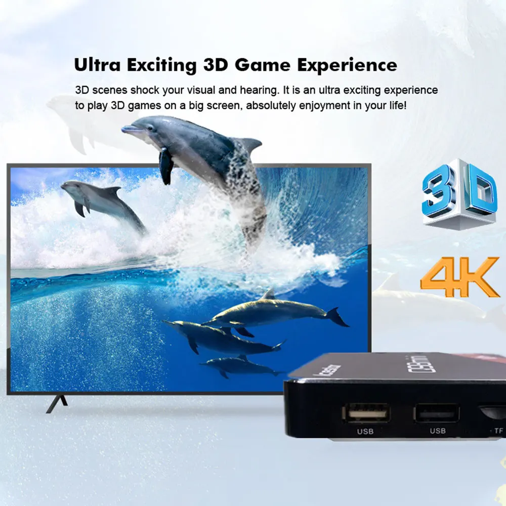 Smart tv Box Android 9,0 2 Гб 16 Гб медиаплеер 4K Google Voice Assistant Netflix Youtube H96MAX 2GB16GB ТВ Android телеприставка
