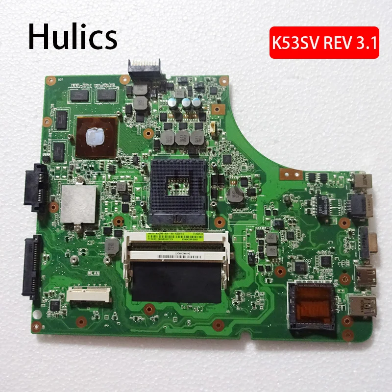 Hulics K53SV материнская плата REV 3,1 для Asus K53SV A53S K53S K53SC K53SM Материнская плата ноутбука 60-N3GMB1B00