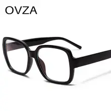 OVZA, синий светильник, блокирующие очки, мужские, модные, анти радиационные очки, женские очки для компьютера, прямоугольные, прозрачные оправы S0012
