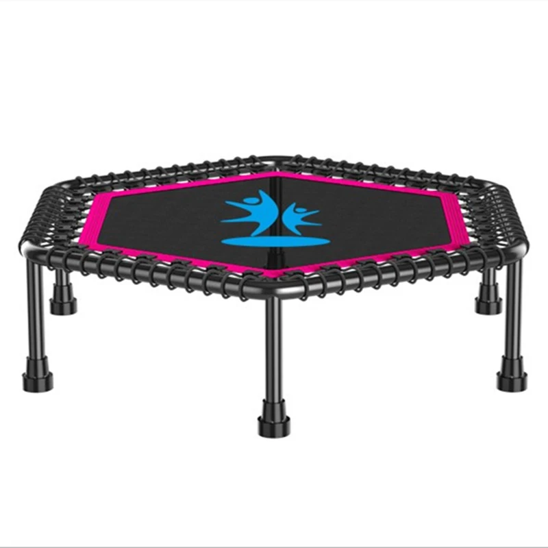 Hot 50 Hexagon Trampoline Kids Adult Mini Silent Gym Indoor