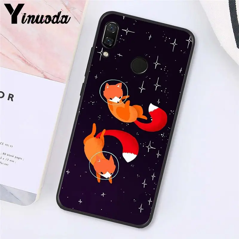 Yinuoda Космос астронавт Луна и Вселенная лисы чехол для телефона для Xiaomi Redmi4X 6A S2 Go Redmi 5 5Plus Note4 Note5 7 Note6Pro - Цвет: A14