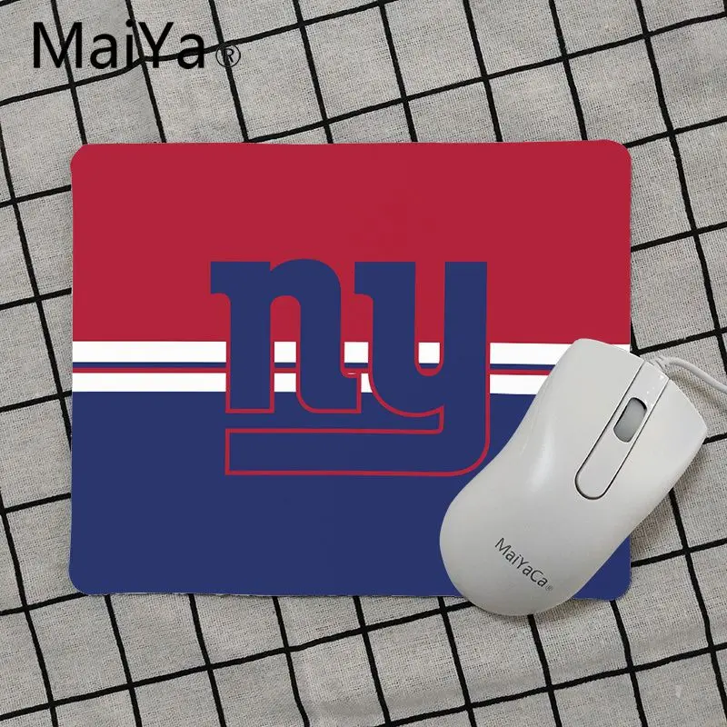 Maiya Высокое качество Нью-Йорк Giants уникальная настольная панель коврик для игровой мыши Гладкий блокнот для письма настольных компьютеров мат игровой коврик для мыши - Цвет: No Lock Edge25x29cm