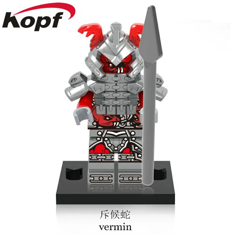 577 20Pcs No Box 20 шт. оптом Nya The Вэй Снейк Ллойд самурайский X Vermin Krux строительные блоки кирпичи фигурки обучающие игрушки для детей XH 572 - Цвет: 577 20Pcs No Box