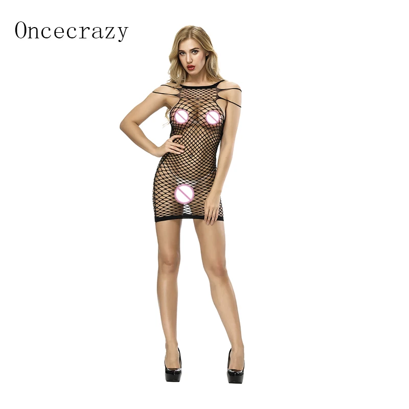 Oncecrazy сексуальное платье с открытой промежностью женское нижнее белье