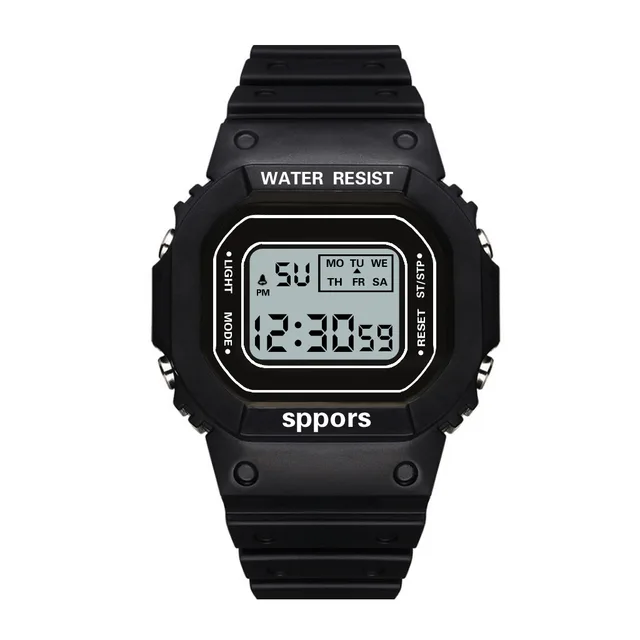New Fashion Transparent Digital Watch Square Women Watches Sports Electronic Wrist Watch Reloj Mujer Clock Dropshipping Style 9