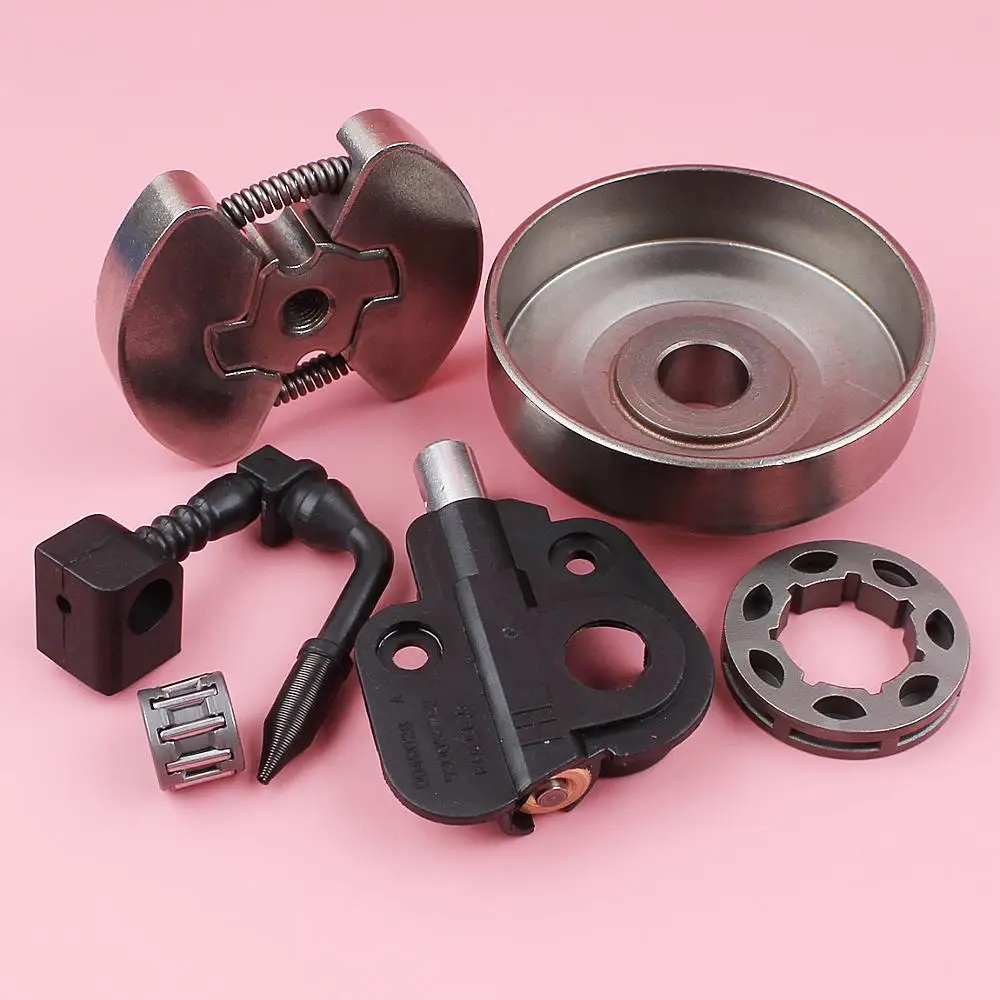 3/8 7T Clutch Rim Sprocket Rim Oil Pump Kit For Poulan 1900 1950 1975 2050 2055 2075 Chainsaw 530071259 530047061 530014949 4