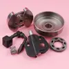 3/8 7T Clutch Rim Sprocket Rim Oil Pump Kit For Poulan 1900 1950 1975 2050 2055 2075 Chainsaw 530071259 530047061 530014949 4