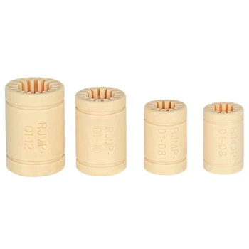 

4Pcs RJMP-01 RJ4JP Plastic Linear Bearings Bushing Polymer Bearing Shaft for Mendel 3D Printer DIY Parts