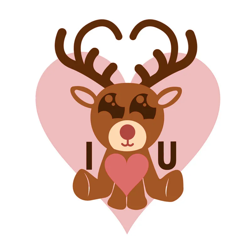 

Naifumodo Love Deer Metal Cutting Dies Christmas Stencils for DIY Scrapbooking Embossing Paper Cards Die Photo Album Making 2019