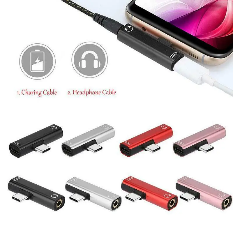 

TWISTER.CK Type C USB C to 3.5mm Aux Audio Cable Earphone External Microphone Audio Jack Headphone Mic Adapter