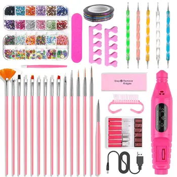 

Electric Nail Drill Bits Set Mill Cutter Machine For Manicure Nails Tips Manicure Electronic Nail Pedicure File Tools