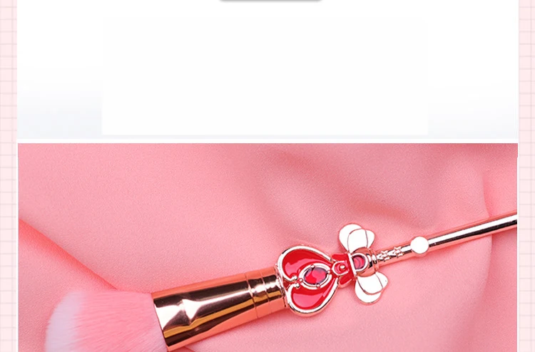 8 pcs Lovely Cartoon Makeup Brushes Set Powder Foundation Blush Blending Eyeshadow Lip Cosmetic Beauty Make Up Brush Set