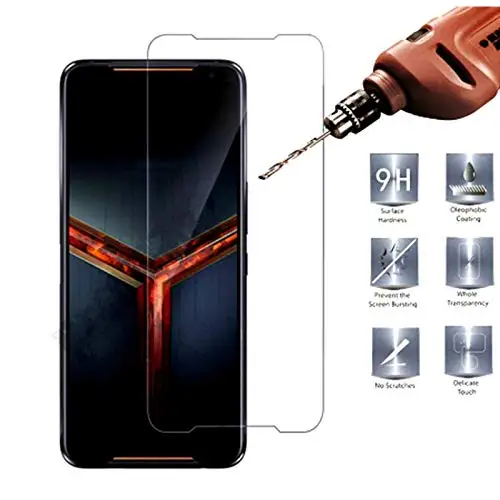 

Tempered Glass For Asus Zenfone Rog Phone ZS600KL Protection Film For ASUS Rog 2 Phone ZS660KL Protector