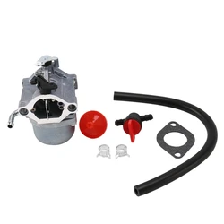 Carburateur pour Briggs & Stratton 590399, pour moteur de tondeuse à gazon avec joint et Valve de filtre de ligne de carburant, 796077 