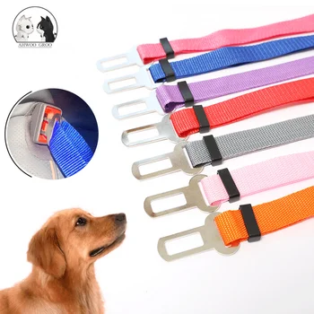 

Practical Cat Dog Car Seat Belt Puppy Adjustable Harness Seatbelt Lead Leash Pets Safety Lever Traction Rope 11color Avaliable