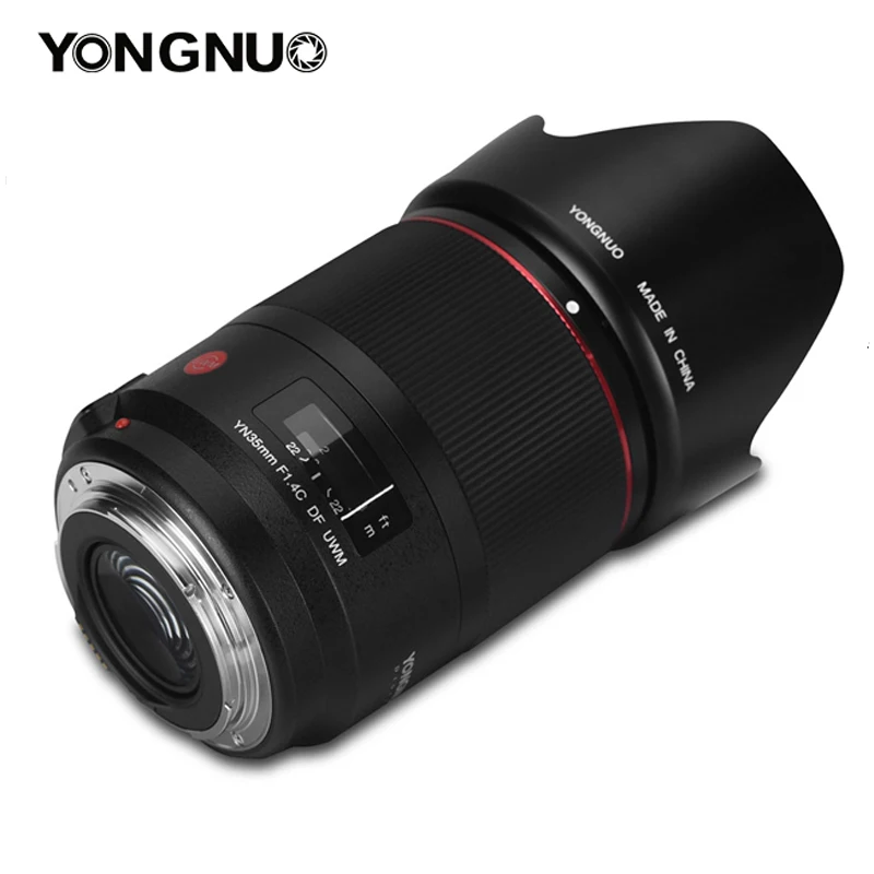 Объектив YONGNUO YN 35 мм F1.4 DF UWM фиксированный объектив с автофокусом для Canon 6D 5D MARK IV 70D
