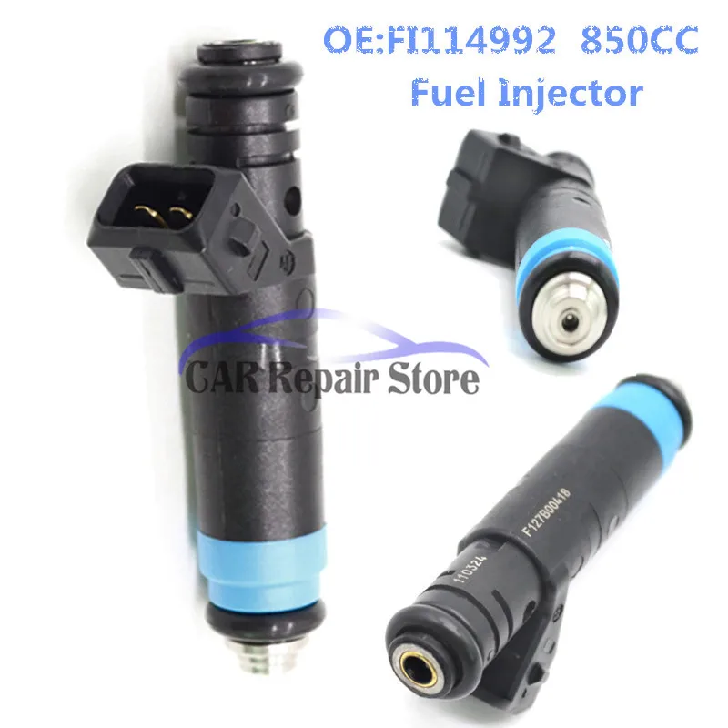 FI114991 FI114992 Форсунка инжектора топлива 850CC EV1 для V8 LT1 LS1 LS6 поток соответствует впрыска двигателя OEM F127B00418 автозапчасти