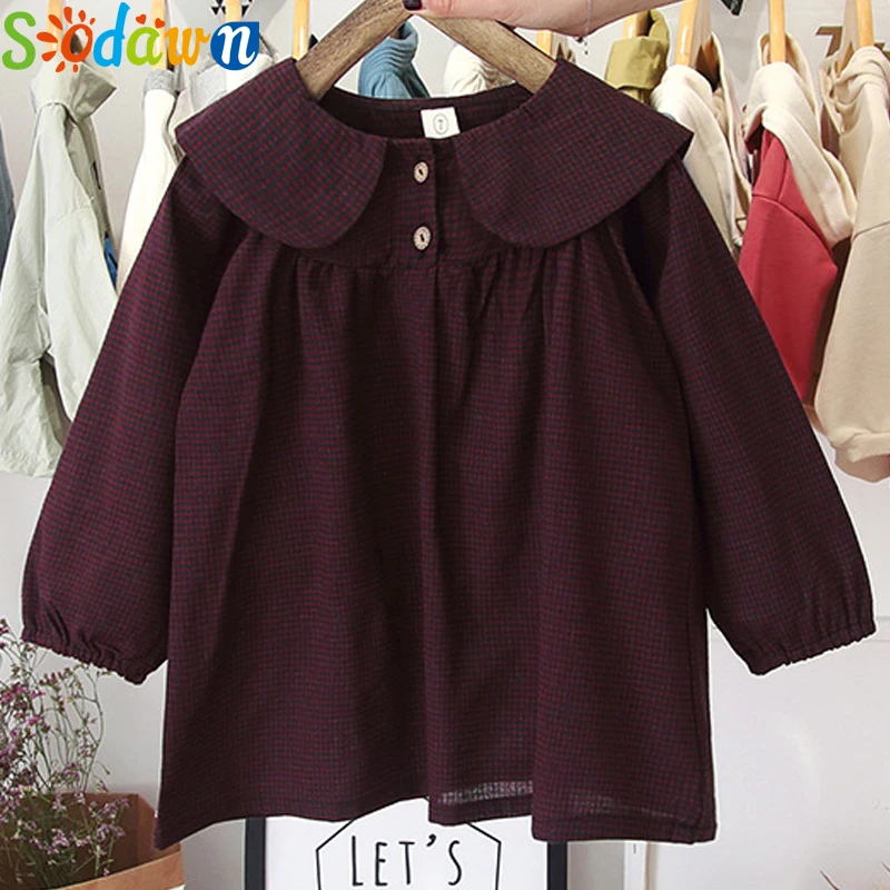 Sodawn/Детское платье для девочек осеннее детское платье принцессы для малышей Детская одежда платья для девочек От 3 до 7 лет