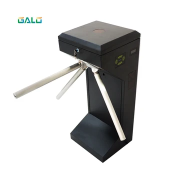 

High quality Rfid card reader semi automatic tripod turnstile gate mechanism