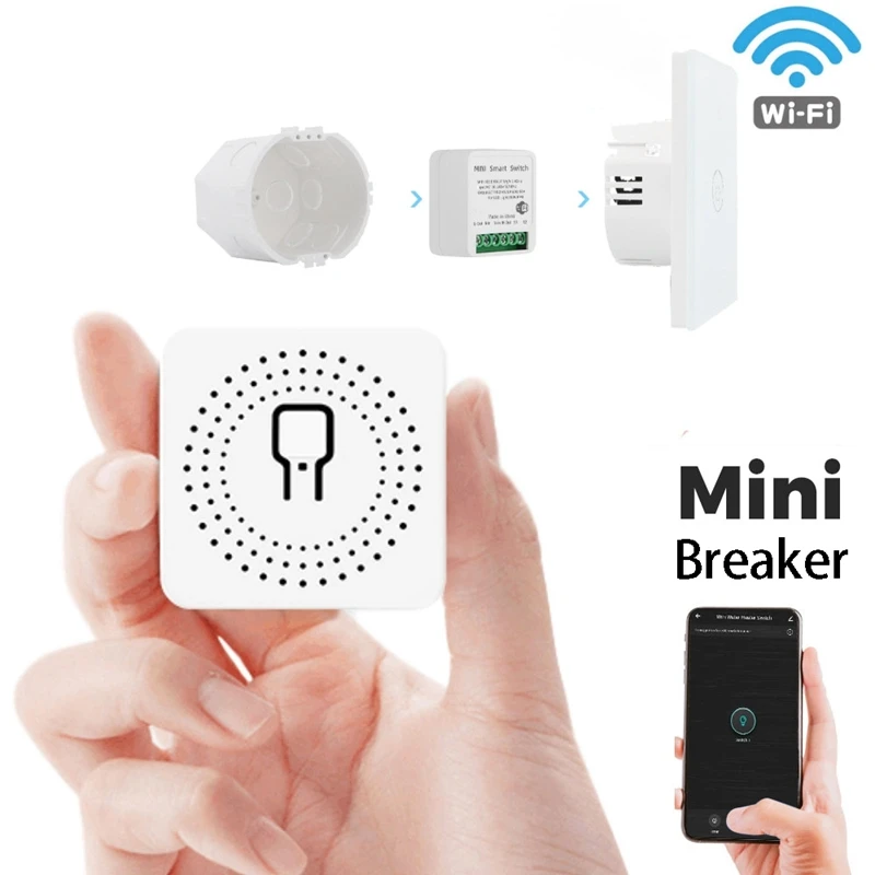 Умный выключатель с Wi-Fi беспроводной переключатель со светодиодсветильник кой