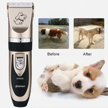 

BaoRun 24 Teeth Pet Dog Hair Trimmer Animal Grooming Clippers Cat Cutter Machine Shaver Electric Scissor Clipper 110-240V