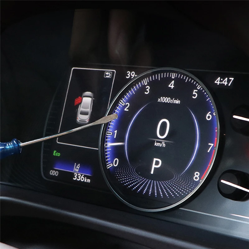 Для Lexus ES ES200 ES300 ES260 автомобильный Стайлинг приборной панели Защитное приспособление для монитора пленка крышка отделка стикер