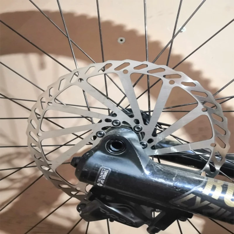Rotori Freno A Disco 160mm In Acciaio Inox Per Mountain Bike - Kit Con Adattatore E 6 Bulloni