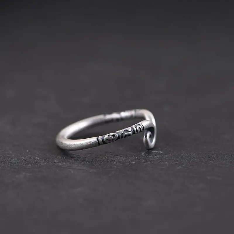 Bijoux, простой стиль, 925 пробы, Серебряная корона, кольца для женщин, подарки, большие Регулируемые кольца на палец