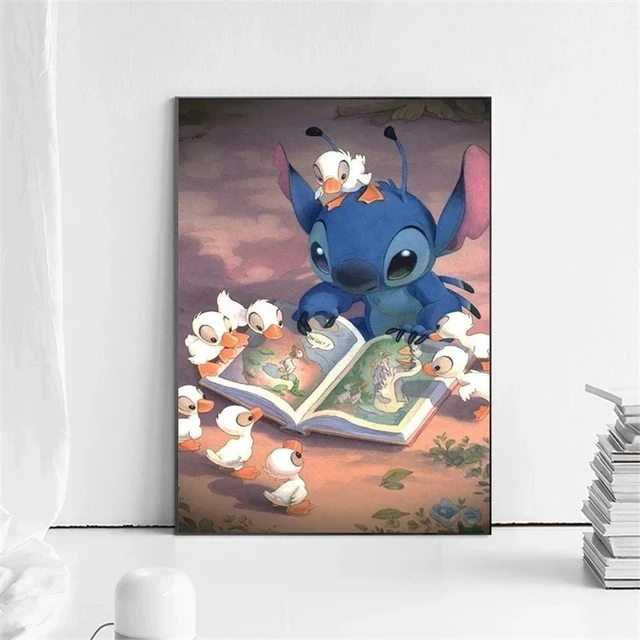 Poster con Foto Personalizzato Stitch e Angel – Smart Print