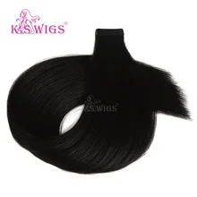 Best Offers K.S WIGS Luxury Tape In Remy Human Hair Straight Double Drawn Skin Weft Seamless Human Hair Extensions 20'' 50g Best Offers K.S WIGS Luxury Tape In Remy Human Hair Straight Double Drawn Skin Weft Seamless Human Hair Extensions 20'' 50g