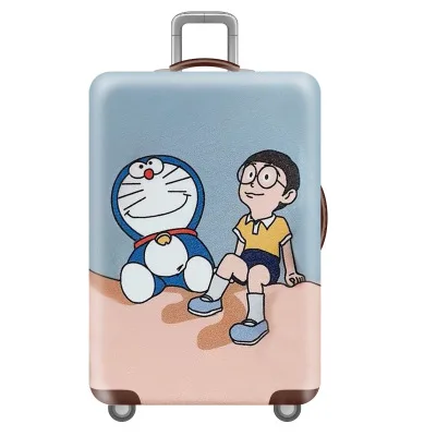 2019Luggage Protective Cover Travel Luggage Accessories Dustproof Elastic Cover Bag 20/24/28 Inch / 30 Inch Thick Wear Resistant - Цвет: Q