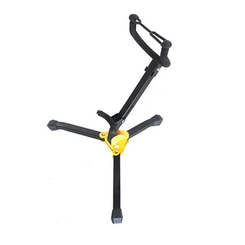 

Accessories Portable Adjustable Stable Stainless Steel Home Musical Instrument Saxophone Stand Folding Tripod Holder Detachable