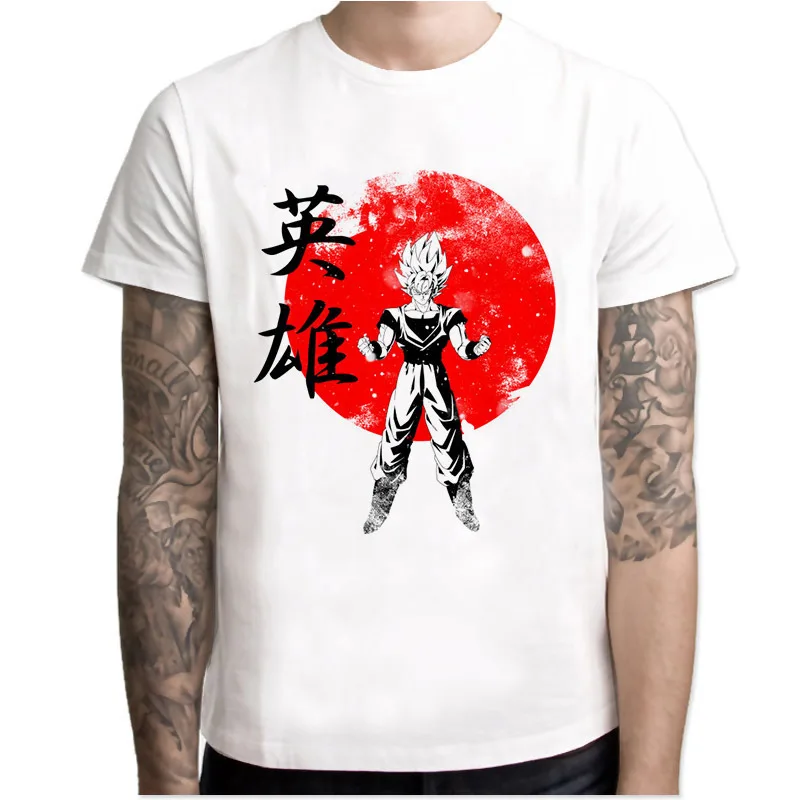 Новейшая модель; футболка «Драконий жемчуг» супер сайян Dragon Ball Z игрушечные фигурки из игры Dragon Ball Dbz(“сын футболка «Goku» чехол Capsule corp футболка vegeta Для мужчин футболки для мальчиков - Цвет: 28