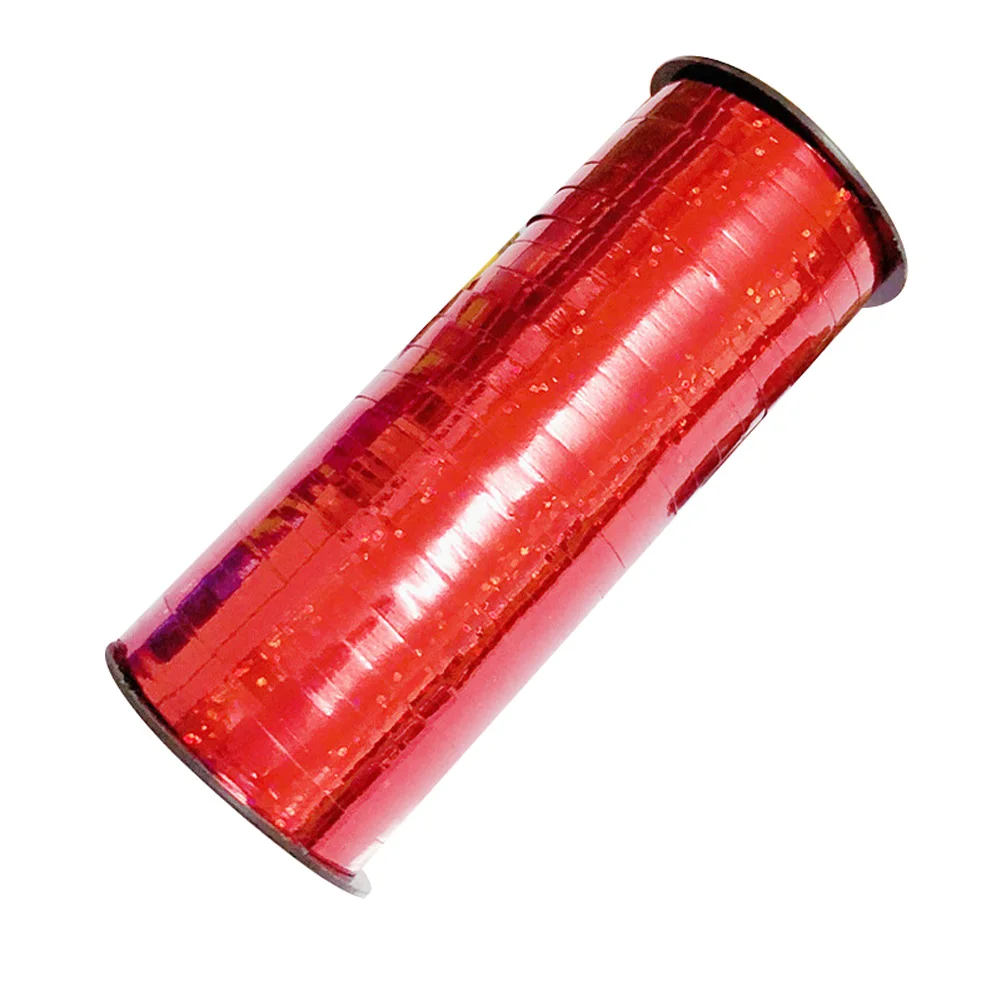 Орнамент легко использовать DIY ремесло Длинный Галстук с трубкой практичный блеск ленты керлинг Свадебный шар использовать ролл щипцы легкий - Цвет: Красный