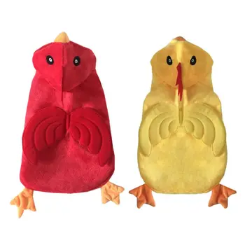 

Pet Dog Role-playing Suit Cute Chicken Puppy Cat Costume Christmas Party Decor 85WC