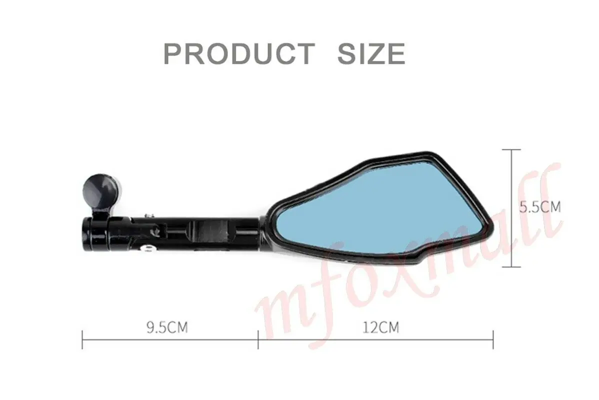 Pair 8MM 10MM Universal Motorcycle Rear View Side Mirrors Motorbike Racing Sport Bike Accessories Rearview Mirror