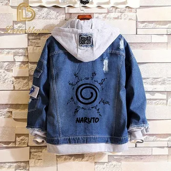 

Hot Sale Anime Naruto Cosplay hooded Jacket Men and Women Casual Jeans Coat Autumn Winter Hoody Holloween Sweatshirt 3XL