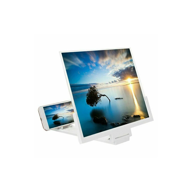 3D экран Усилитель держатель для huawei Xiaomi телефон увеличительное стекло HD стенд видео складной экран увеличенная защита глаз