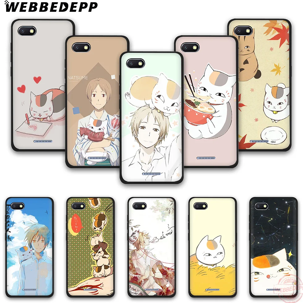 WEBBEDEPP Natsume Yuujinchou Fashion Soft Silicone Phone Case for Redmi Note 6Pro 7Pro 4A 4X 5 5A 6A 8A 7 S2 note 8 |