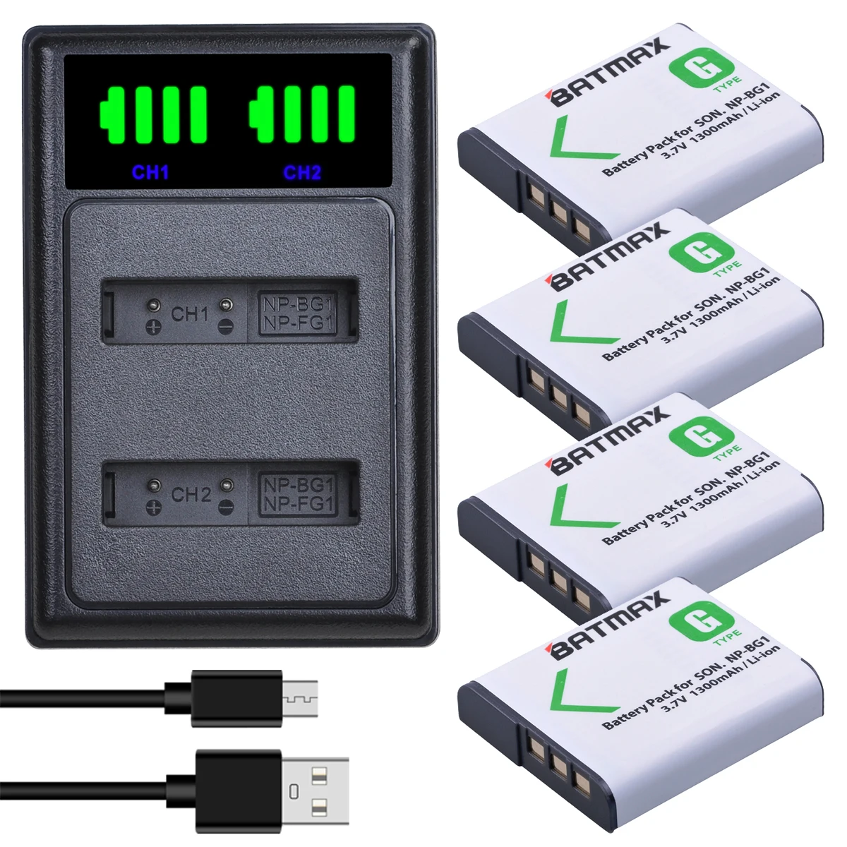 4 шт. USB-зарядка для SONY | Электроника