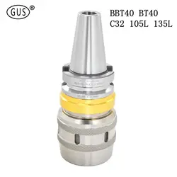 Gus bt40 c32 ferramenta haste de alta precisão poderoso centro usinagem cnc ferramenta à prova de poeira haste BBT40 c32 torno ferramenta titular eixo