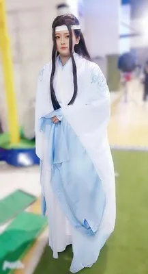 Аниме MO DAO ZU SHI Lan Zhan Wangji костюм для косплея незаметные сериалы костюмы на Хэллоуин